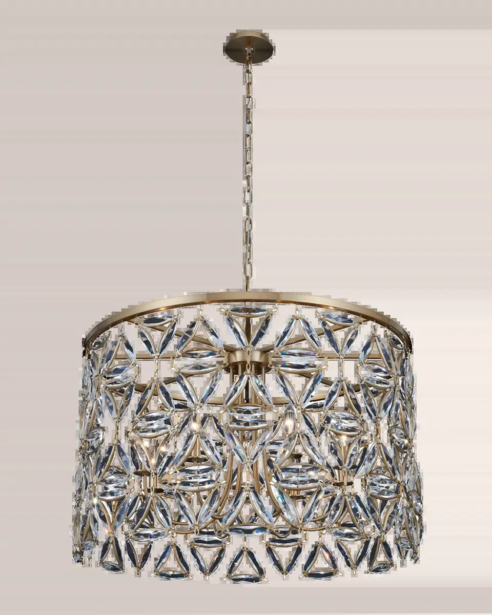 Allegri Crystal by Kalco Lighting Triangulo Chandelier | Thumbnail 2 Allegri Crystal by Kalco Lighting Triangulo Chandelier | Thumbnail 2