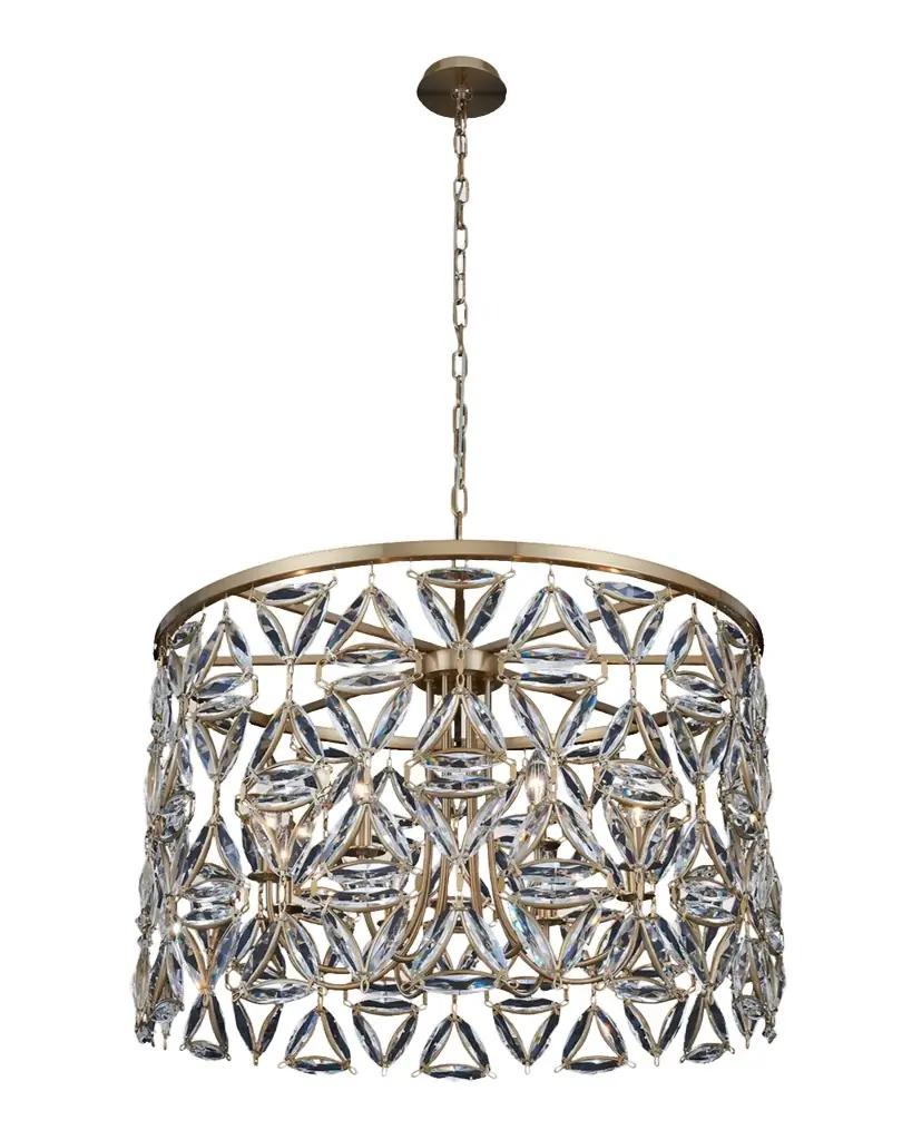 Allegri Crystal by Kalco Lighting Triangulo Chandelier