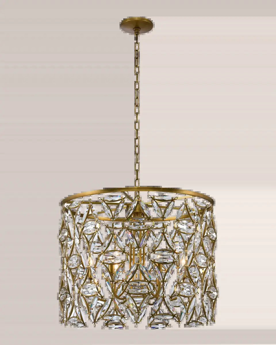 Allegri Crystal by Kalco Lighting Triangulo 8-Light Chandelier | Thumbnail 2 Allegri Crystal by Kalco Lighting Triangulo 8-Light Chandelier | Thumbnail 2