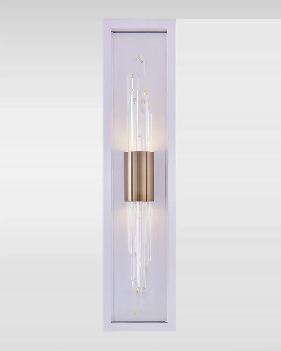 Allegri Crystal by Kalco Lighting Lucca Champagne Gold LED Outdoor Sconce | Thumbnail 2 Allegri Crystal by Kalco Lighting Lucca Champagne Gold LED Outdoor Sconce | Thumbnail 2