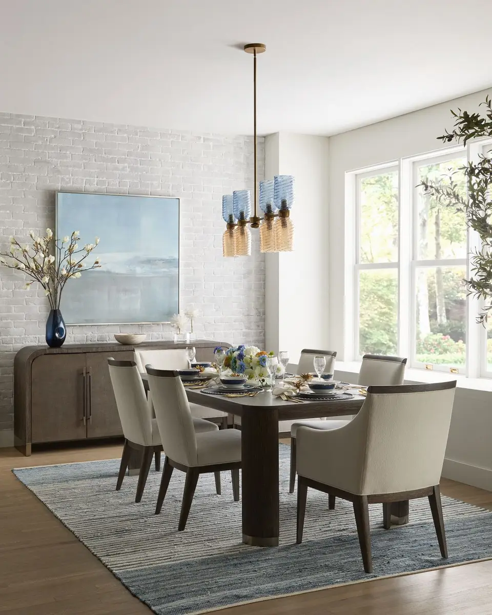 Allegri Crystal by Kalco Lighting Azul 8-Light Island Chandelier | Image 1 Allegri Crystal by Kalco Lighting Azul 8-Light Island Chandelier | Image 1