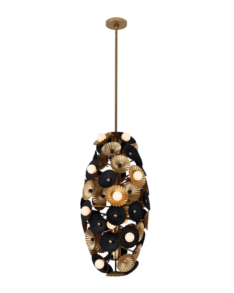 Allegri Crystal by Kalco Lighting Damask Large Foyer Light | Image 1 Allegri Crystal by Kalco Lighting Damask Large Foyer Light | Image 1