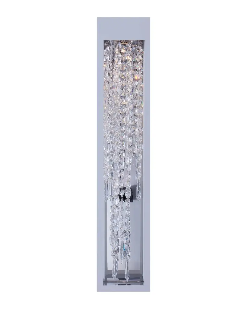 Allegri Crystal by Kalco Lighting Tenuta LED Outdoor Sconce, 30"