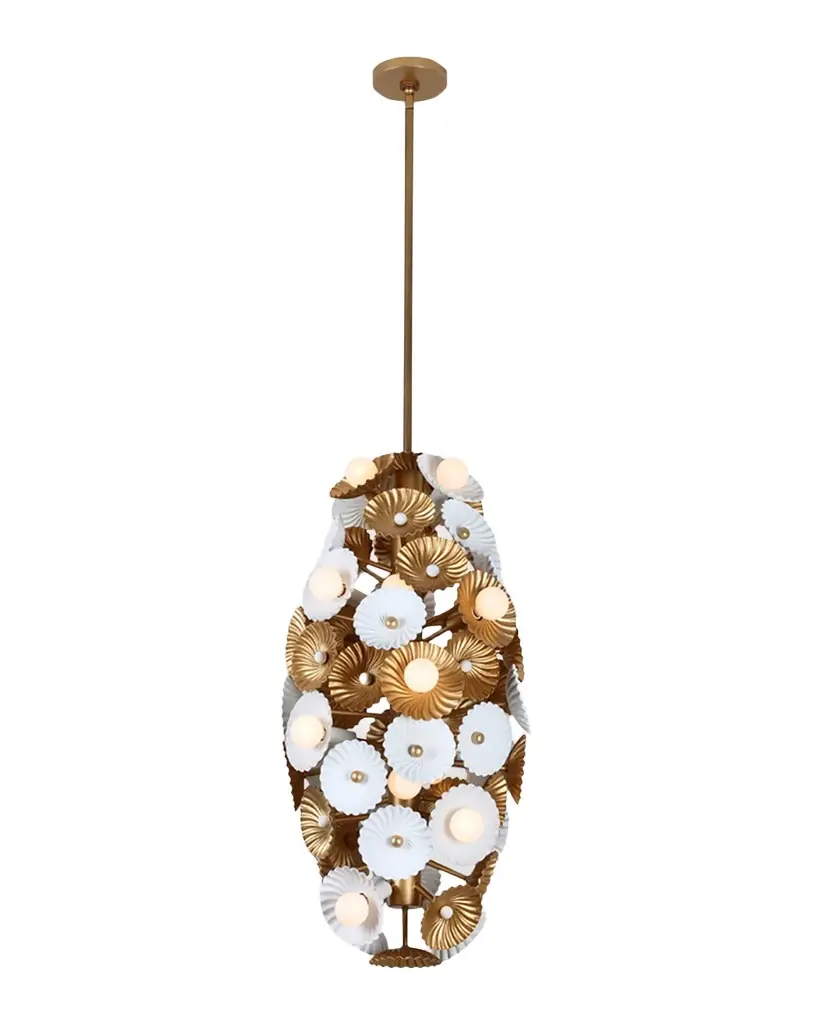 Allegri Crystal by Kalco Lighting Damask Large Foyer Light | Image 1 Allegri Crystal by Kalco Lighting Damask Large Foyer Light | Image 1