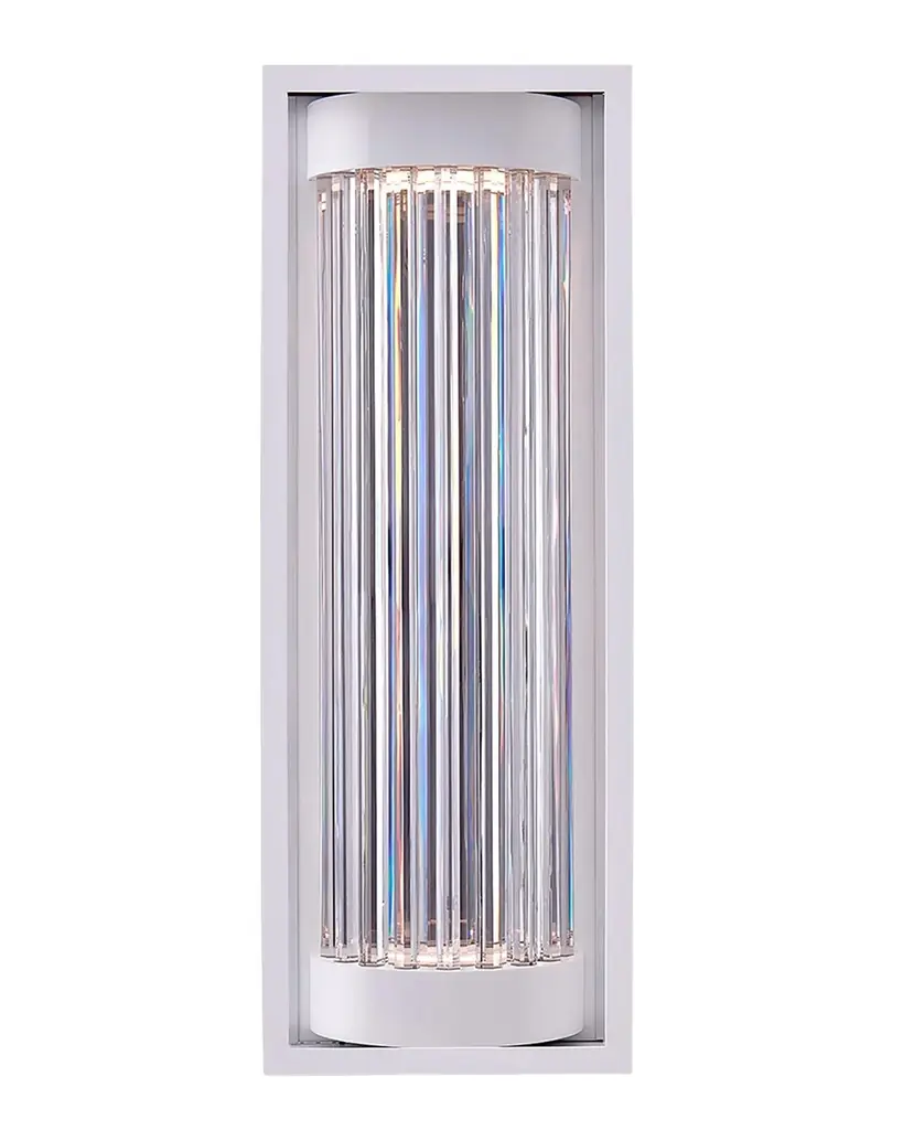 Allegri Crystal by Kalco Lighting Cilindro LED Outdoor Sconce, 28" | Image 1 Allegri Crystal by Kalco Lighting Cilindro LED Outdoor Sconce, 28" | Image 1