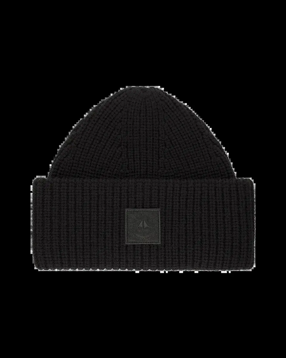 Moose Knuckles Men's Mariner Ribbed Toque Beanie | Thumbnail 2