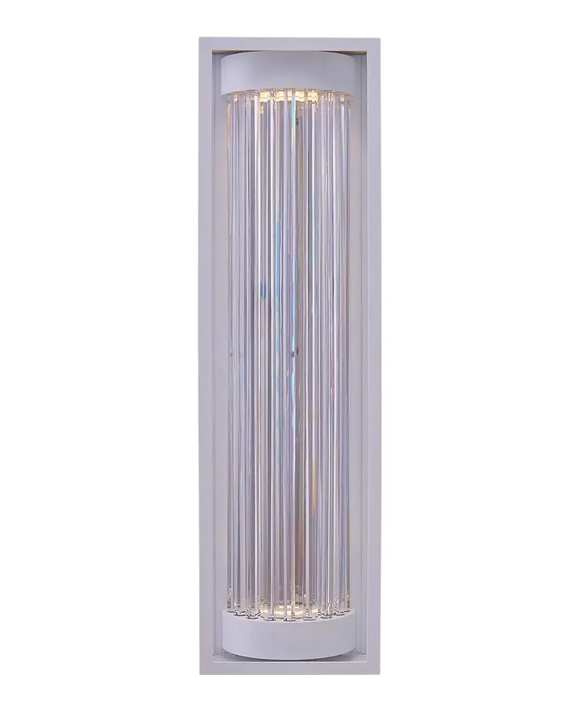 Allegri Crystal by Kalco Lighting Cilindro LED Outdoor Sconce, 36"