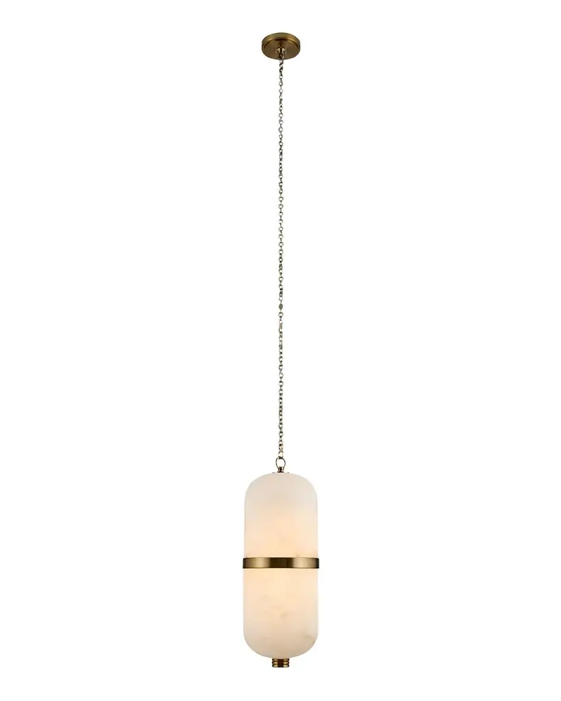 Allegri Crystal by Kalco Lighting Volterra LED Pendant Light, 8.5"