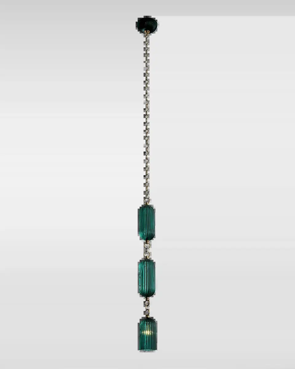 Allegri Crystal by Kalco Lighting Verde Mini Pendant Light | Thumbnail 2 Allegri Crystal by Kalco Lighting Verde Mini Pendant Light | Thumbnail 2