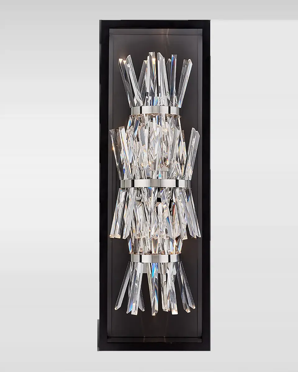 Allegri Crystal by Kalco Lighting Glacier LED Outdoor Sconce, 32" | Thumbnail 2 Allegri Crystal by Kalco Lighting Glacier LED Outdoor Sconce, 32" | Thumbnail 2