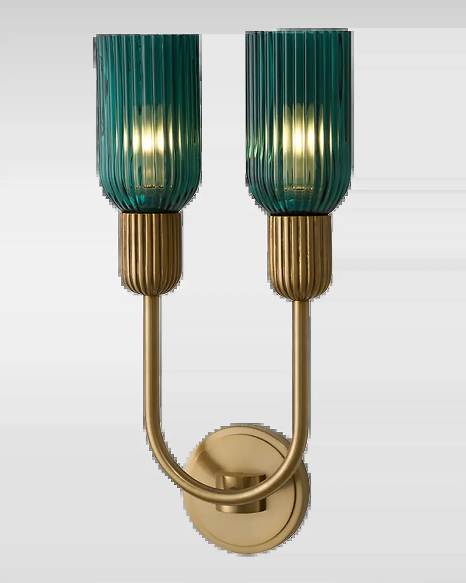 Allegri Crystal by Kalco Lighting Verde Two-Light Sconce | Thumbnail 2 Allegri Crystal by Kalco Lighting Verde Two-Light Sconce | Thumbnail 2