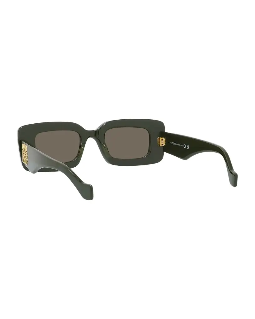 Loewe Men's Anagram Acetate-Nylon Rectangle Sunglasses | Image 1 Loewe Men's Anagram Acetate-Nylon Rectangle Sunglasses | Image 1