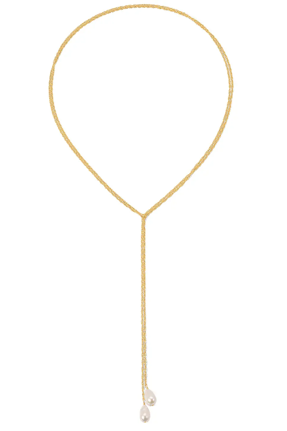 NAiiA x REVOLVE Baroque Pearl Lariat Necklace