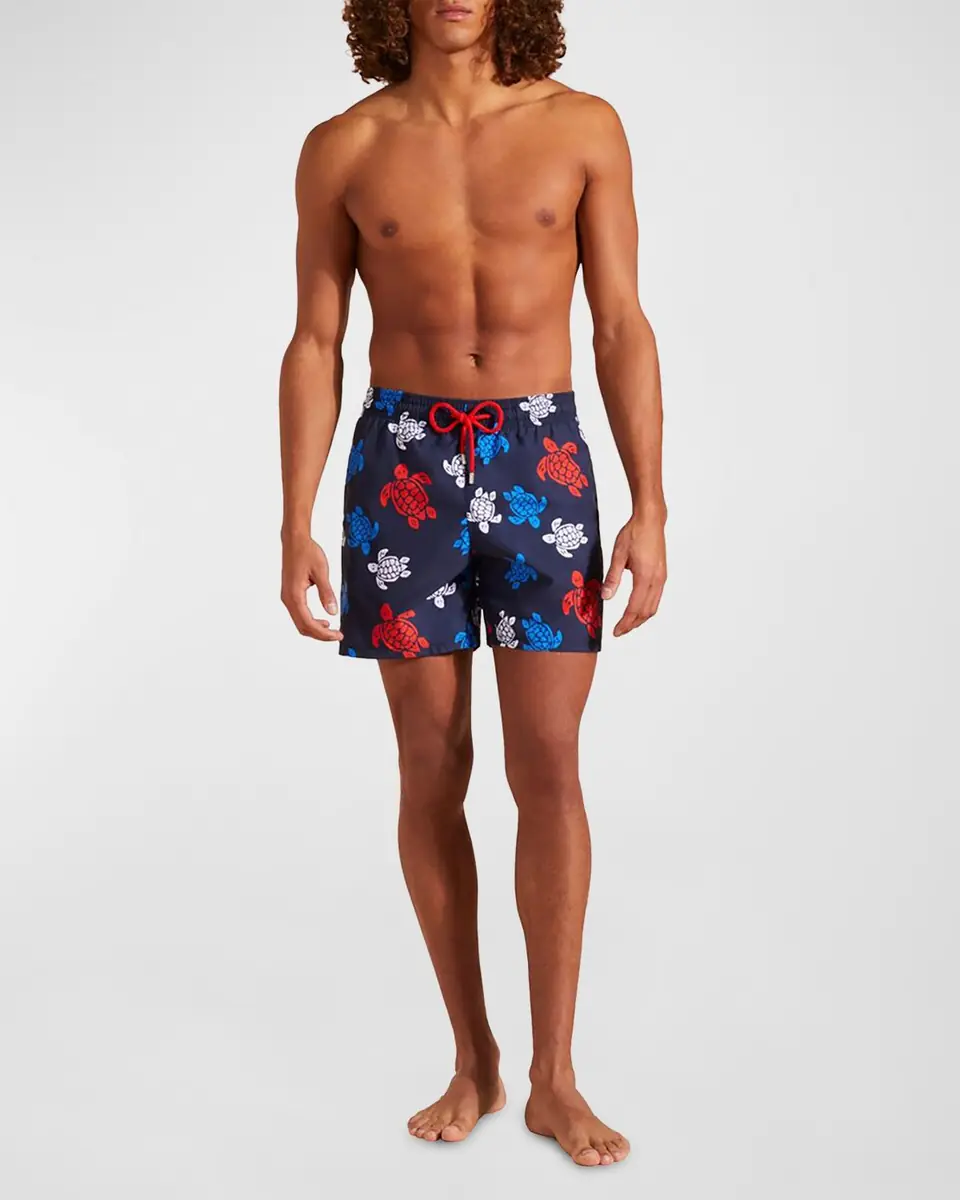 Vilebrequin Men's Tortues Multicolores Swim Trunks | Thumbnail 3 Vilebrequin Men's Tortues Multicolores Swim Trunks | Thumbnail 3