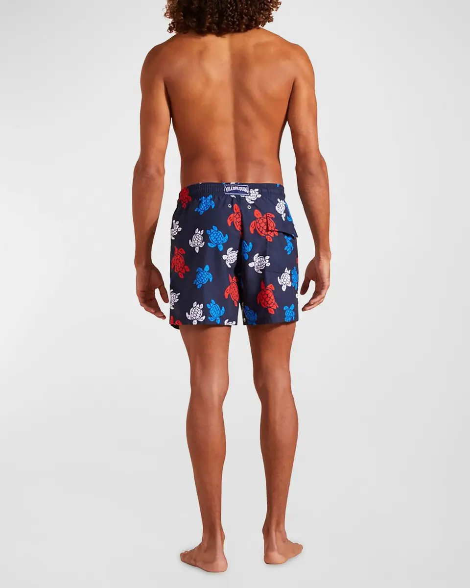 Vilebrequin Men's Tortues Multicolores Swim Trunks | Thumbnail 4 Vilebrequin Men's Tortues Multicolores Swim Trunks | Thumbnail 4