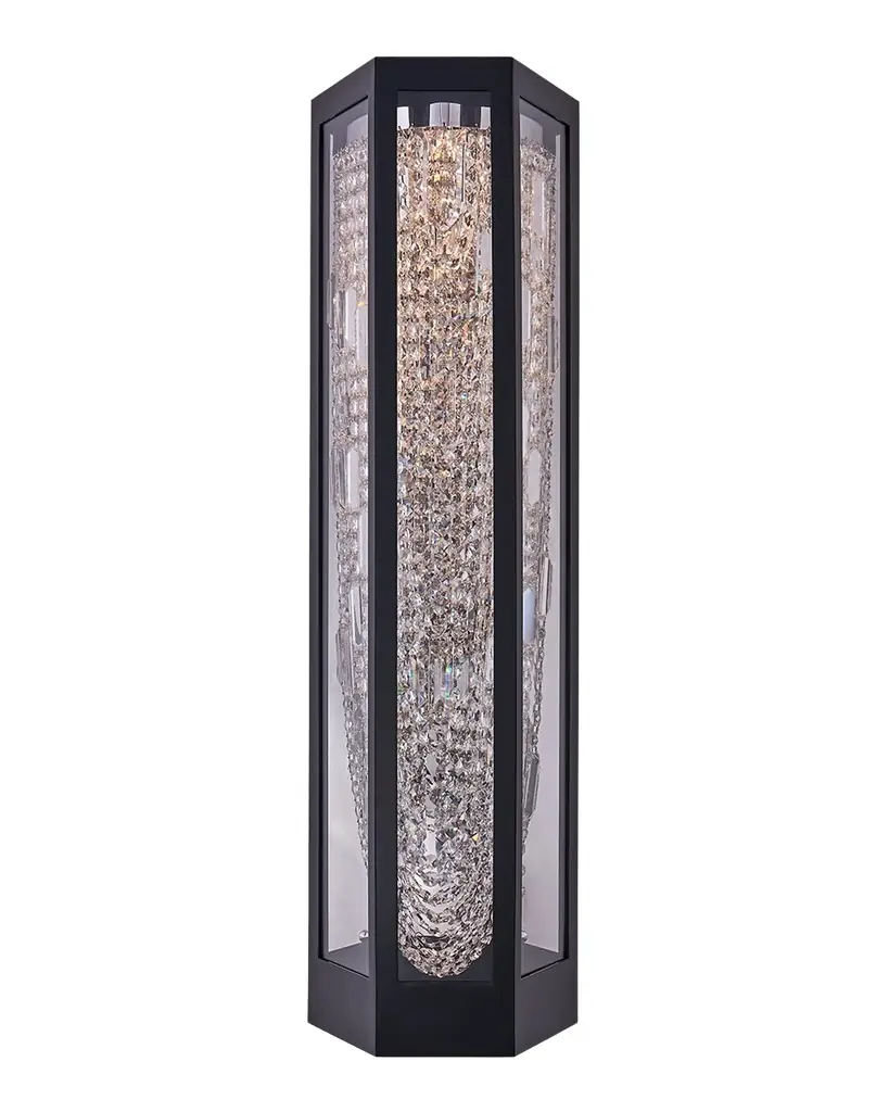 Kalco Lighting Strati Esterno 34" Outdoor 2-Light Wall Sconce