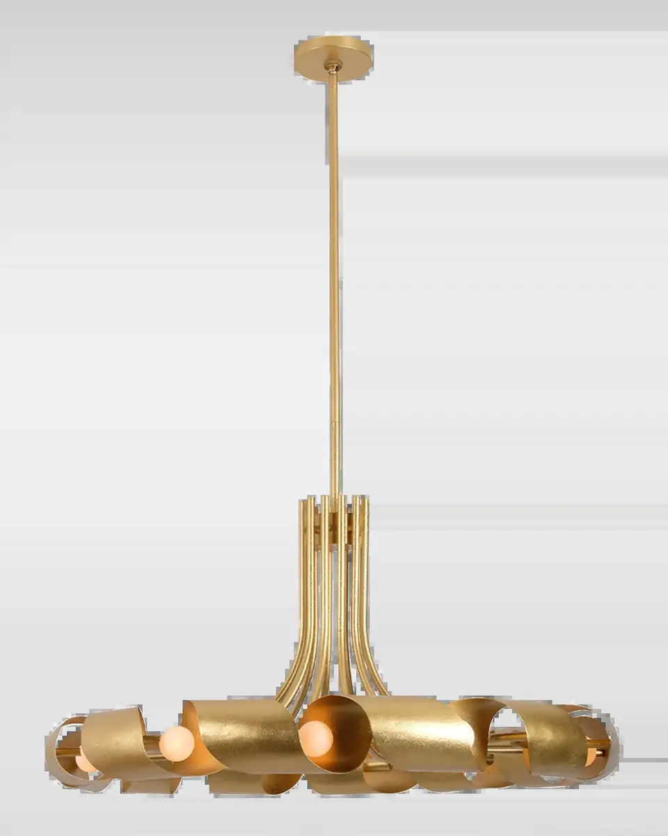 Kalco Lighting Ribbon 36" Chandelier | Thumbnail 2 Kalco Lighting Ribbon 36" Chandelier | Thumbnail 2