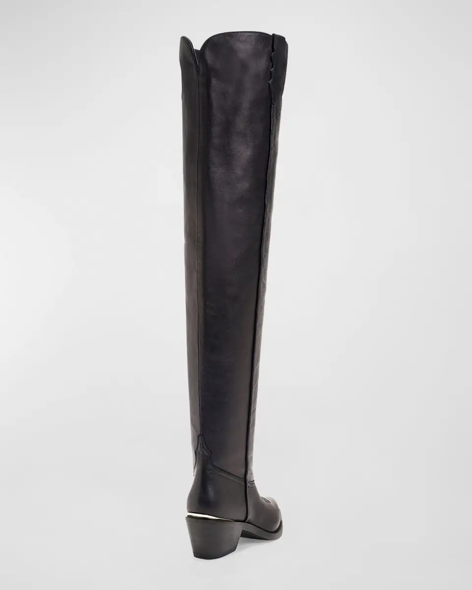 Partlow Julia Leather Over-The-Knee Western Boots | Thumbnail 3 Partlow Julia Leather Over-The-Knee Western Boots | Thumbnail 3