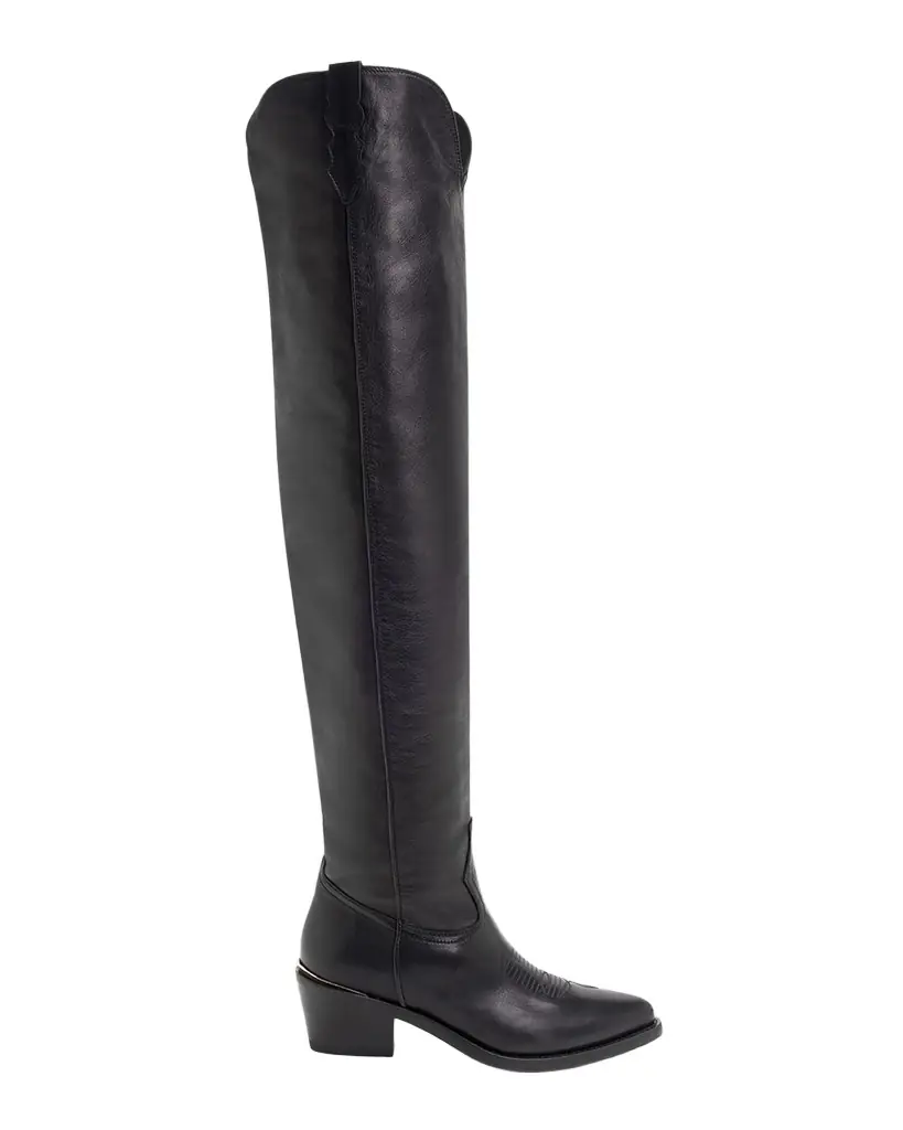 Partlow Julia Leather Over-The-Knee Western Boots | Image 1 Partlow Julia Leather Over-The-Knee Western Boots | Image 1
