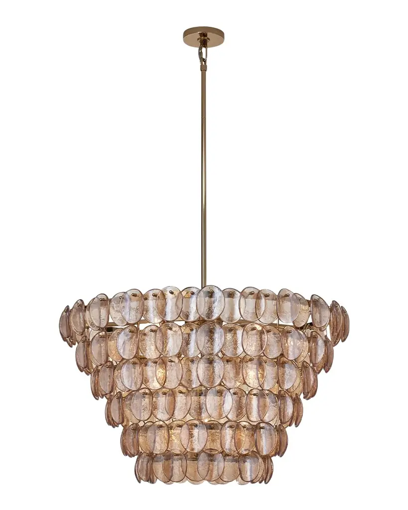 Kalco Lighting Uroko 34" 14-Light Chandelier | Image 1 Kalco Lighting Uroko 34" 14-Light Chandelier | Image 1