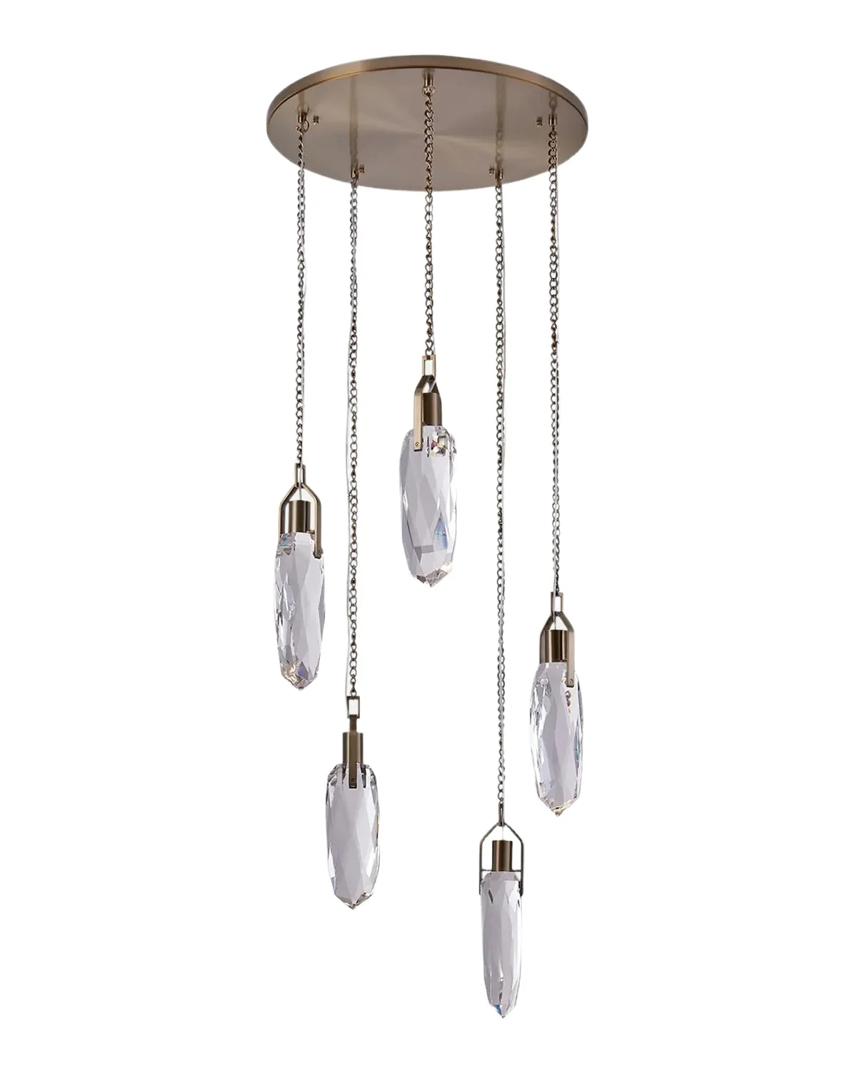 Kalco Lighting Diamante 5-Light Crystal Chandelier, 23"