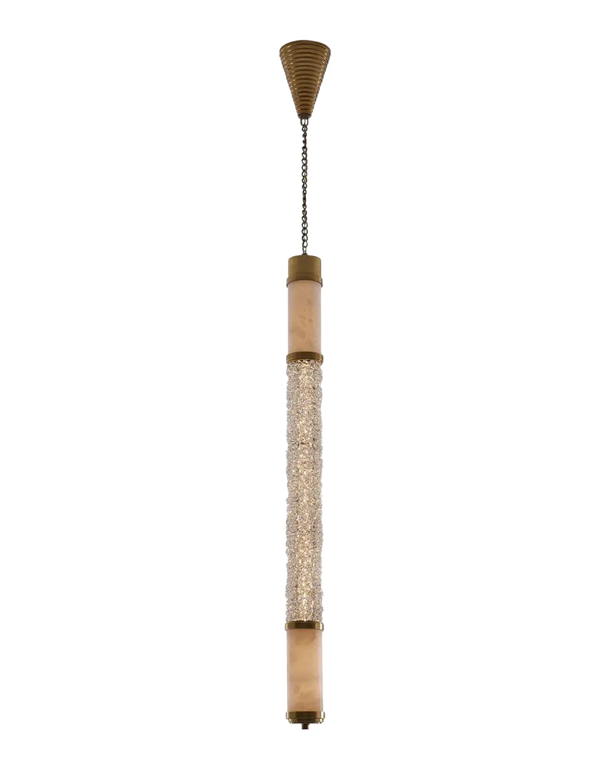 Kalco Lighting Tubo Alabaster Pendant