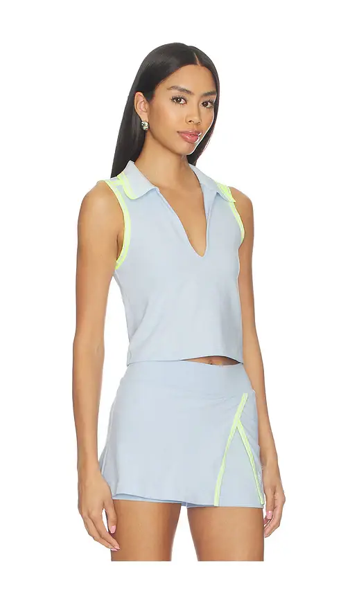 Free People x FP Movement Forehand Polo Top | Thumbnail 2