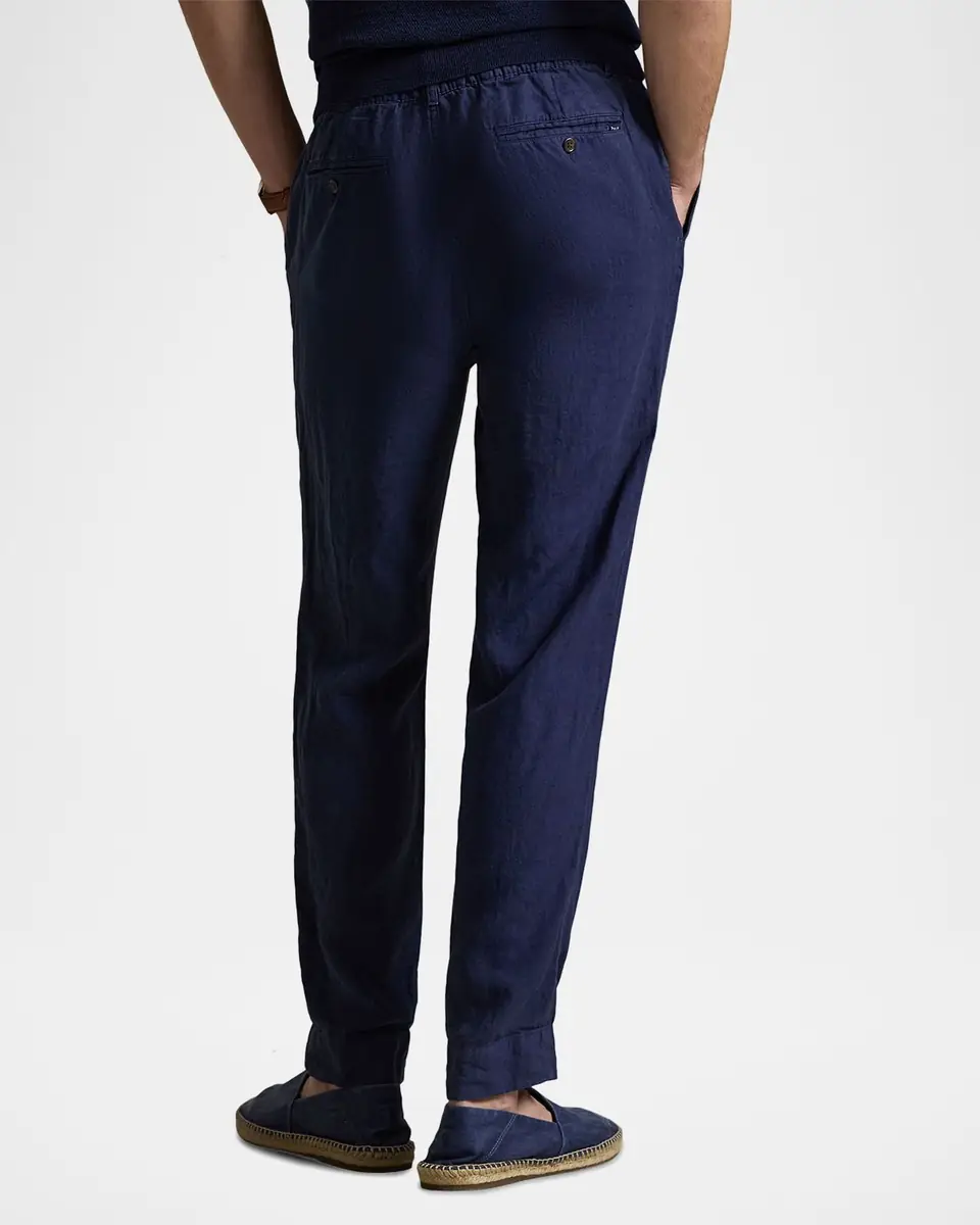 Polo Ralph Lauren Men's Prepster Slim Tapered Linen Pants | Thumbnail 3 Polo Ralph Lauren Men's Prepster Slim Tapered Linen Pants | Thumbnail 3