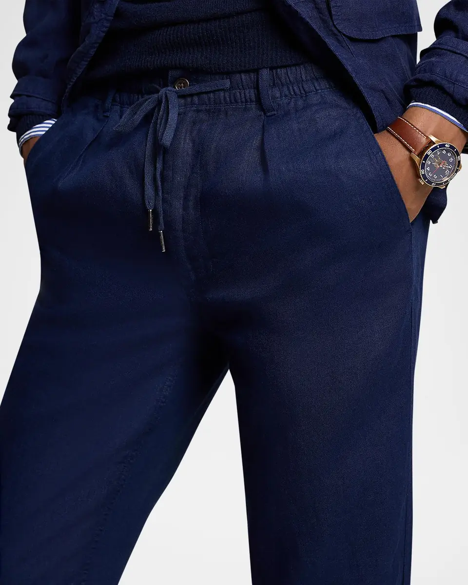 Polo Ralph Lauren Men's Prepster Slim Tapered Linen Pants | Thumbnail 5 Polo Ralph Lauren Men's Prepster Slim Tapered Linen Pants | Thumbnail 5