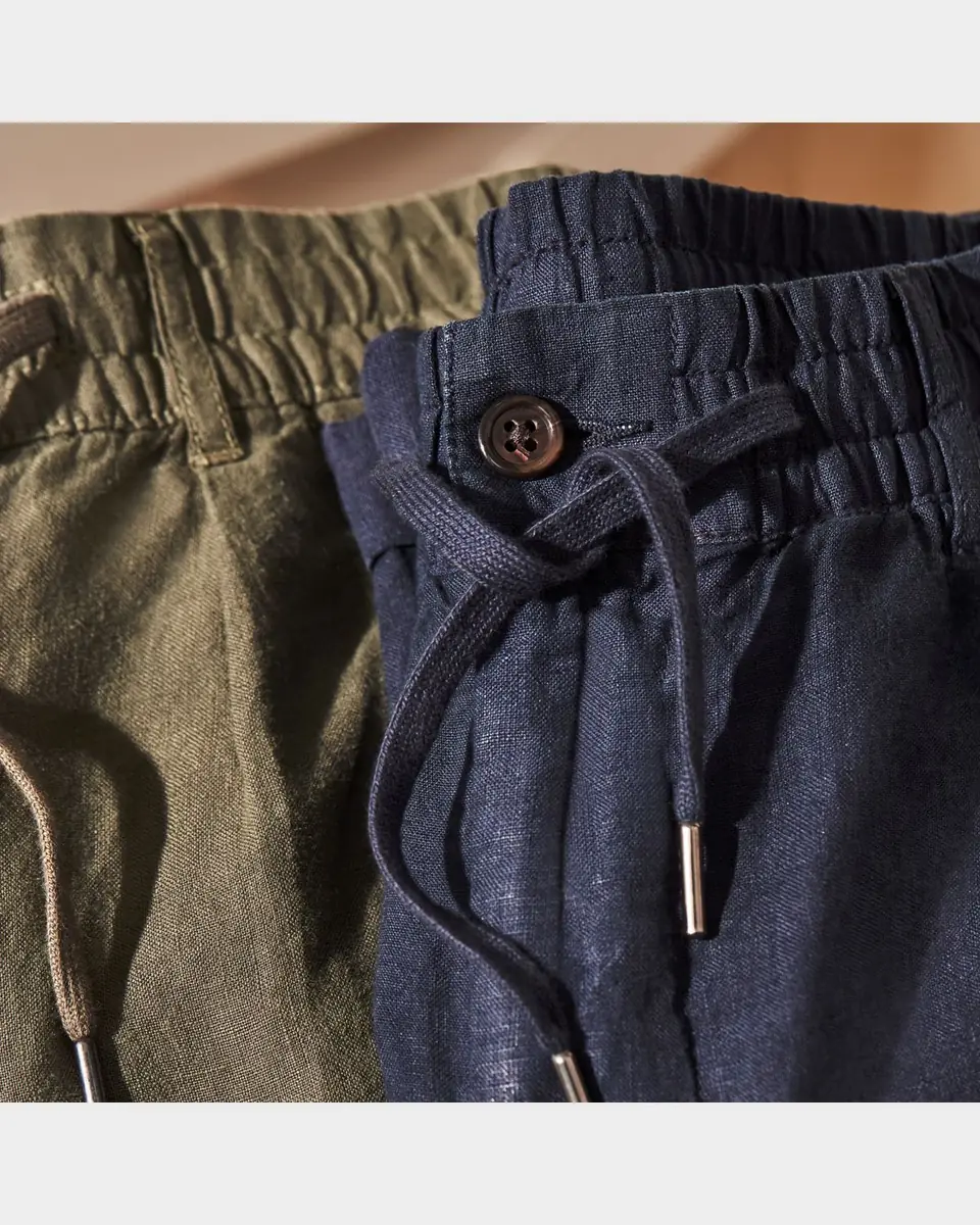 Polo Ralph Lauren Men's Prepster Slim Tapered Linen Pants | Thumbnail 6 Polo Ralph Lauren Men's Prepster Slim Tapered Linen Pants | Thumbnail 6