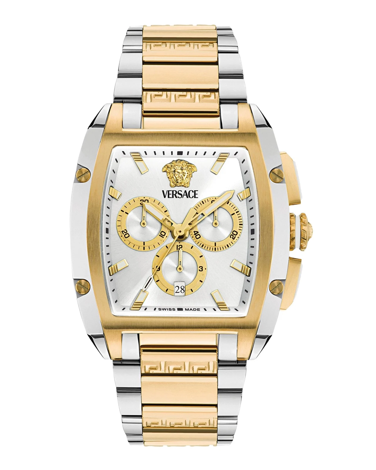 Versace Dominus 42x50mm Two Tone Chronograph Watch