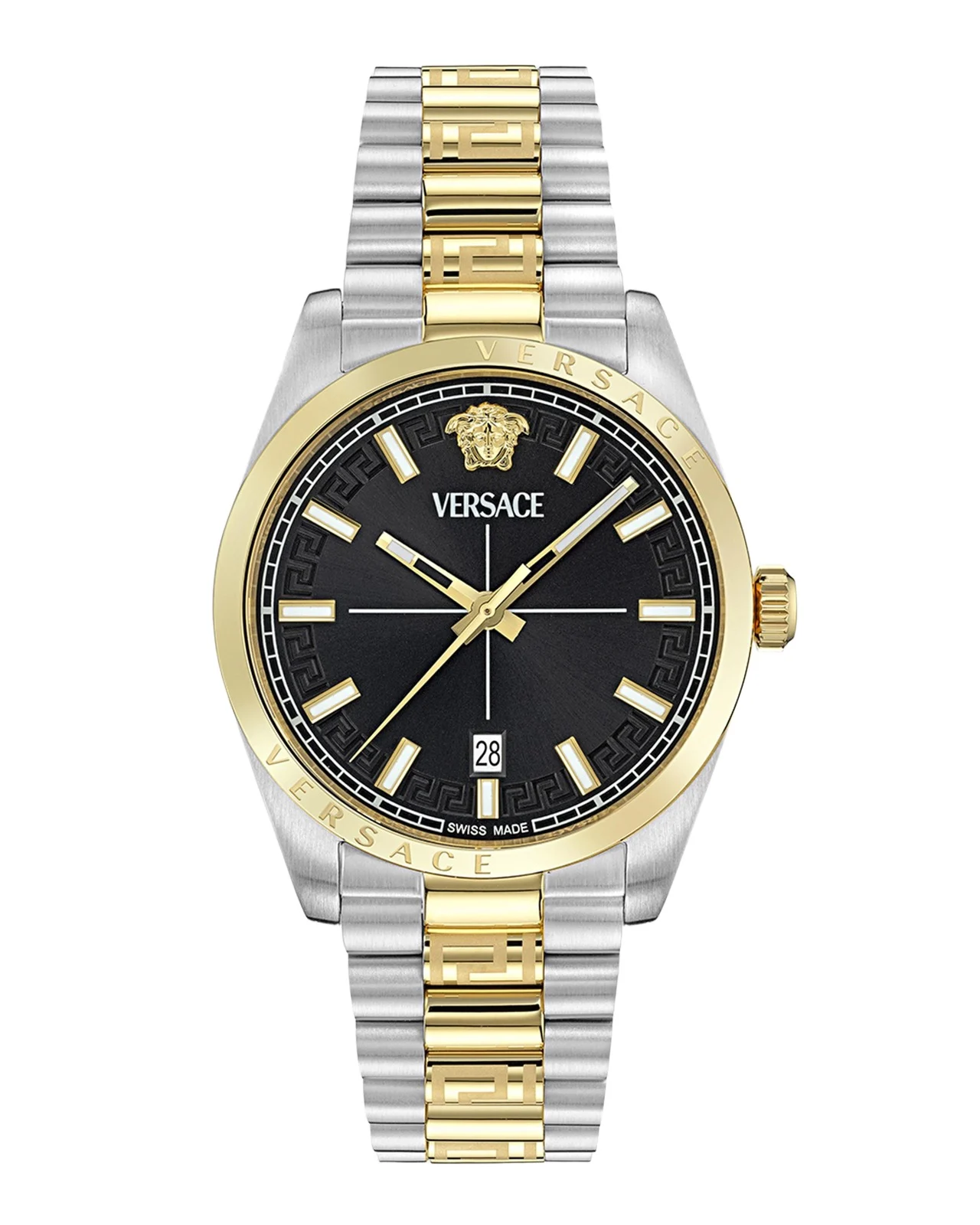 Versace Millenyium 40mm Two Tone Bracelet Watch