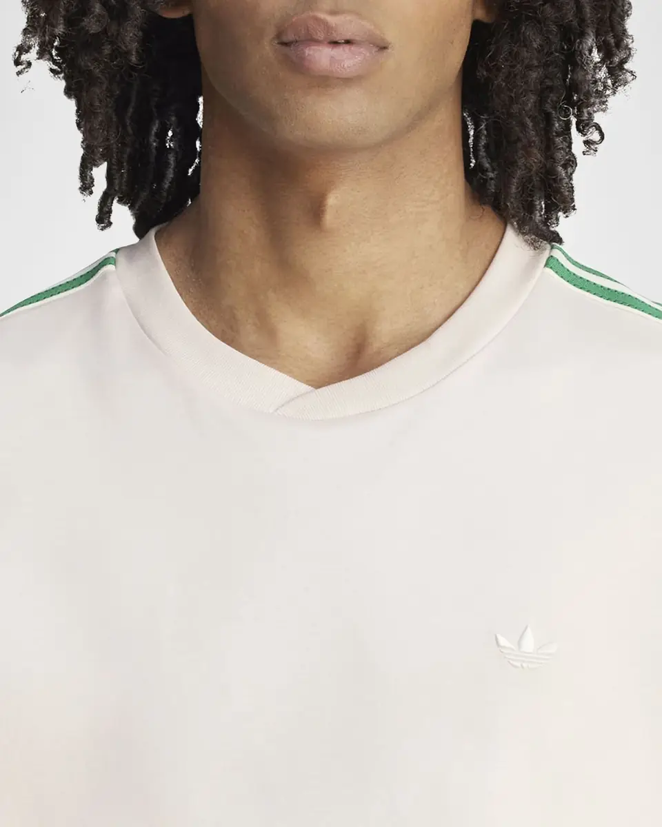 Adidas x Wales Bonner Men's Trefoil 3-Stripe Crewneck T-Shirt | Thumbnail 5
