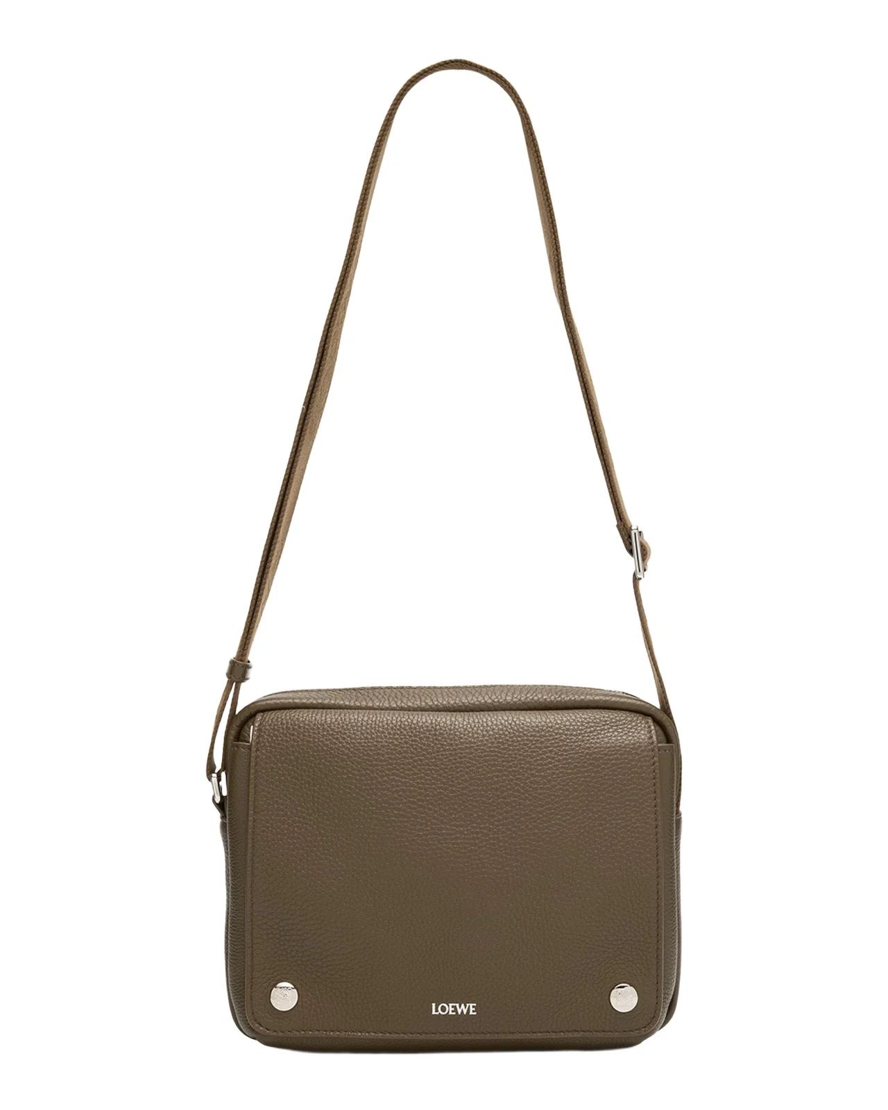 Men's Pebble Leather Extra-Small Messenger Bag Men's Pebble Leather Extra-Small Messenger Bag