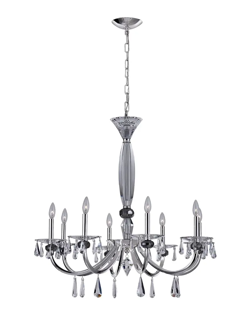 Allegri Crystal by Kalco Lighting Passo 34" 8-Light Crystal Chandelier | Image 1 Allegri Crystal by Kalco Lighting Passo 34" 8-Light Crystal Chandelier | Image 1