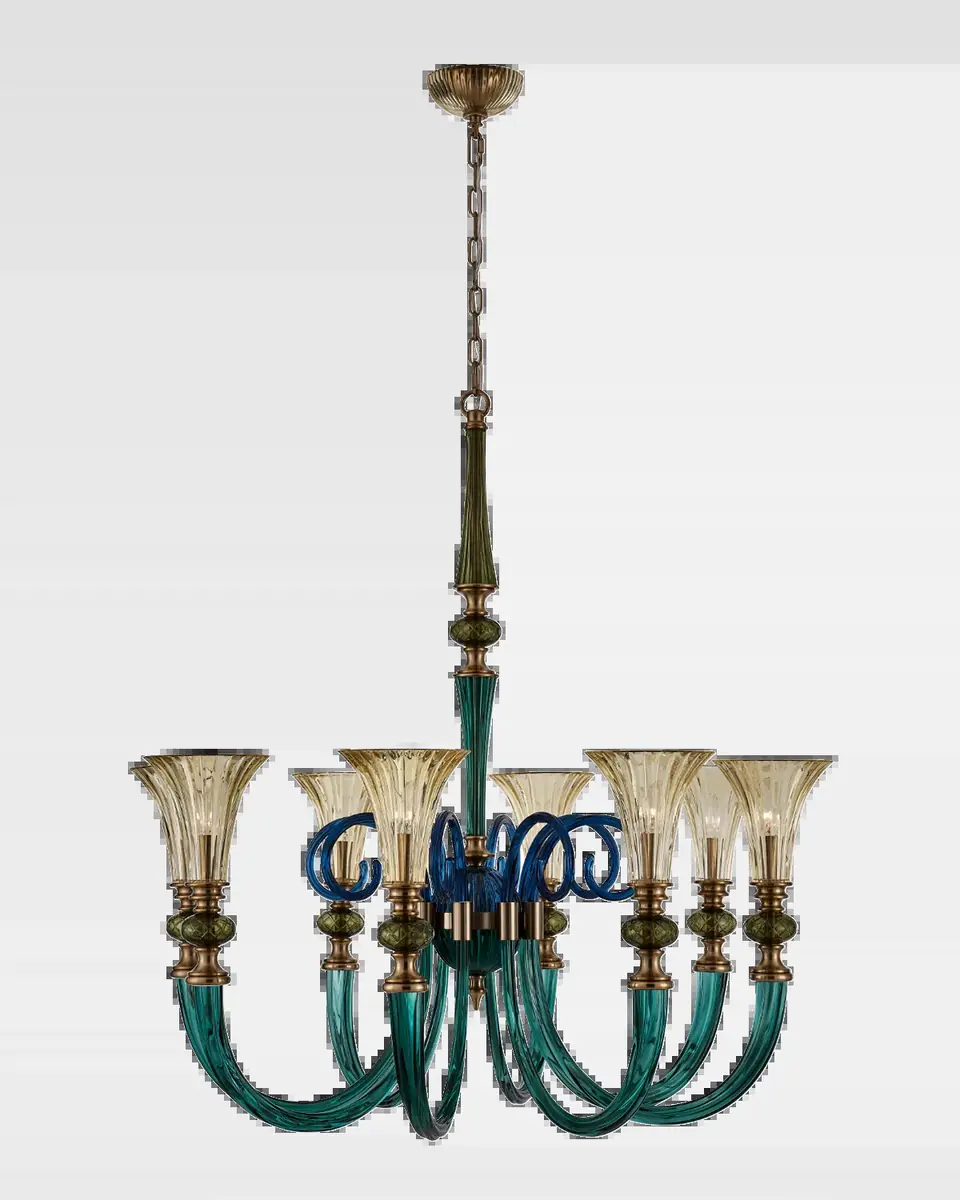 Allegri Crystal by Kalco Lighting Tinta 42" 8-Light Chandelier | Thumbnail 2 Allegri Crystal by Kalco Lighting Tinta 42" 8-Light Chandelier | Thumbnail 2
