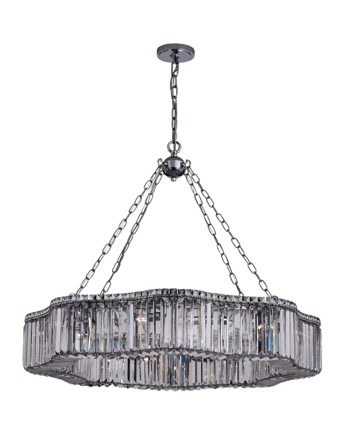Allegri Crystal by Kalco Lighting Corda 38" 12-Light Crystal Chandelier