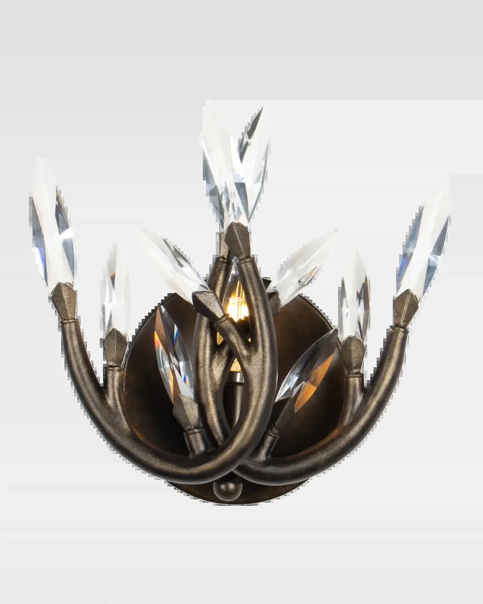 Allegri Crystal by Kalco Lighting Chalet 10" Wall Sconce | Thumbnail 2 Allegri Crystal by Kalco Lighting Chalet 10" Wall Sconce | Thumbnail 2