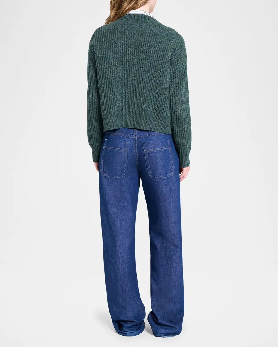 TWP Cropped Cashmere Cardigan | Thumbnail 2