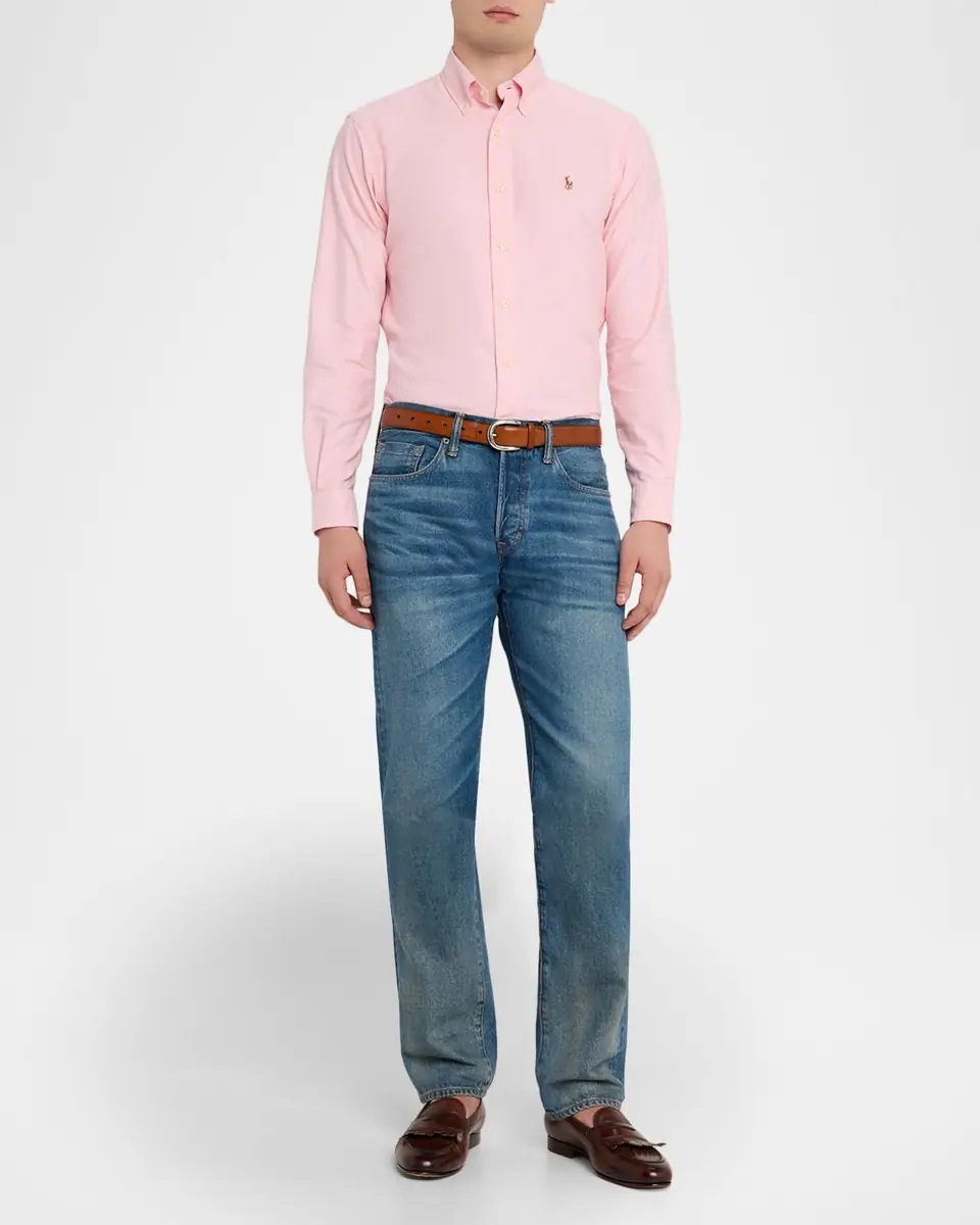 Polo Ralph Lauren Men's Classic-Fit Oxford Button-Down Shirt | Thumbnail 2 Polo Ralph Lauren Men's Classic-Fit Oxford Button-Down Shirt | Thumbnail 2
