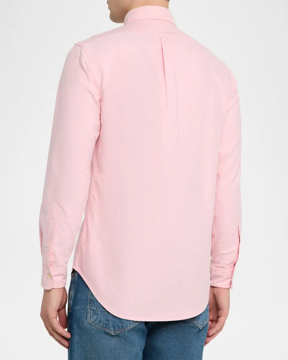 Polo Ralph Lauren Men's Classic-Fit Oxford Button-Down Shirt | Thumbnail 3 Polo Ralph Lauren Men's Classic-Fit Oxford Button-Down Shirt | Thumbnail 3