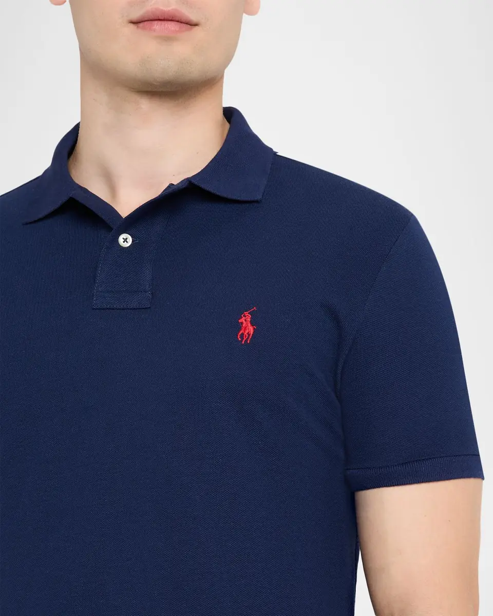 Polo Ralph Lauren Men's Custom Slim Fit Soft Cotton Polo Shirt | Thumbnail 5 Polo Ralph Lauren Men's Custom Slim Fit Soft Cotton Polo Shirt | Thumbnail 5