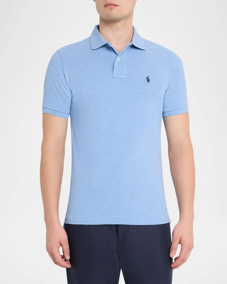 Polo Ralph Lauren Men's Custom Slim Fit Soft Cotton Polo Shirt | Thumbnail 4 Polo Ralph Lauren Men's Custom Slim Fit Soft Cotton Polo Shirt | Thumbnail 4
