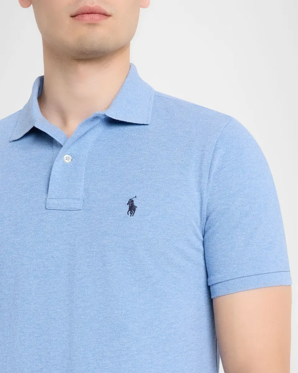Polo Ralph Lauren Men's Custom Slim Fit Soft Cotton Polo Shirt | Thumbnail 5 Polo Ralph Lauren Men's Custom Slim Fit Soft Cotton Polo Shirt | Thumbnail 5