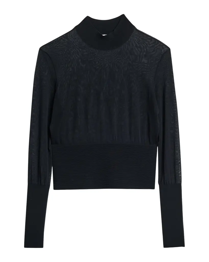 The Sleek Sheer Sweater The Sleek Sheer Sweater