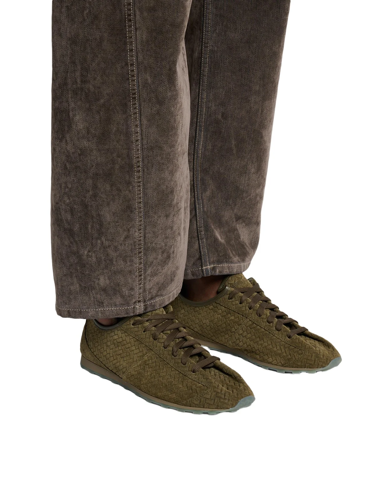 Men's Les Tennis Embossed Suede Low-Top Sneakers