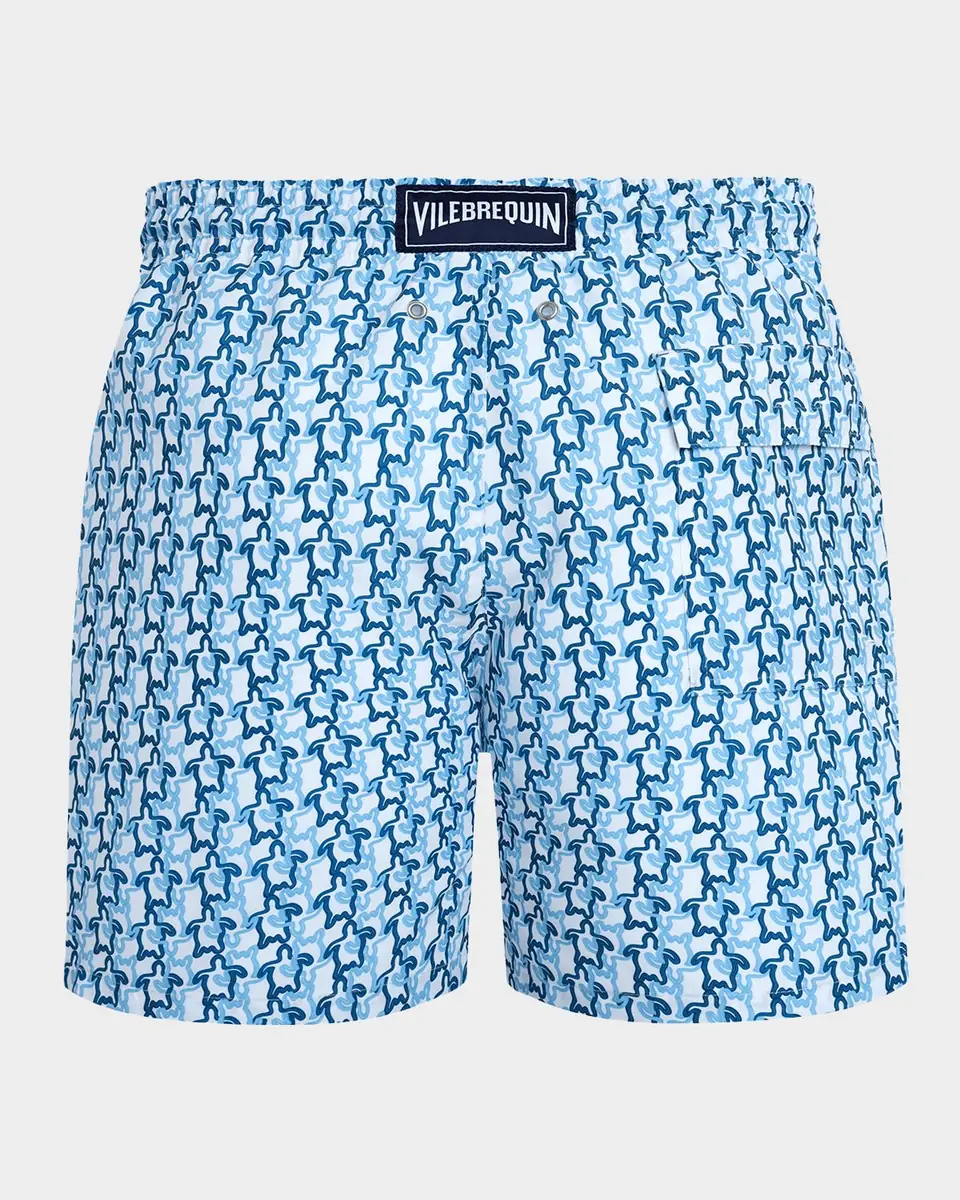 Vilebrequin Men's Turtle Net Swim Trunks | Thumbnail 4