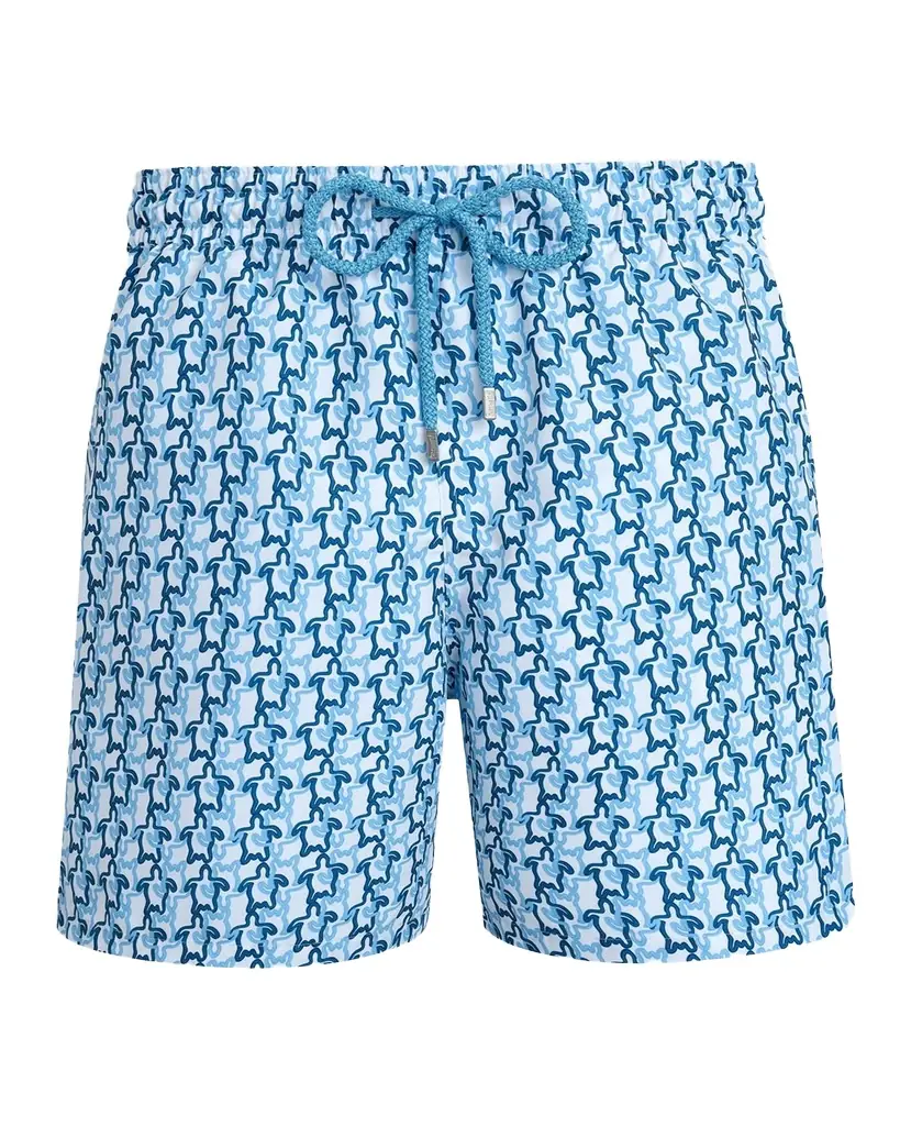 Vilebrequin Men's Turtle Net Swim Trunks | Image 1 Vilebrequin Men's Turtle Net Swim Trunks | Image 1