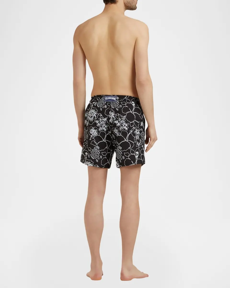 Vilebrequin Men's Turtle-Print Swim Trunks | Thumbnail 3 Vilebrequin Men's Turtle-Print Swim Trunks | Thumbnail 3