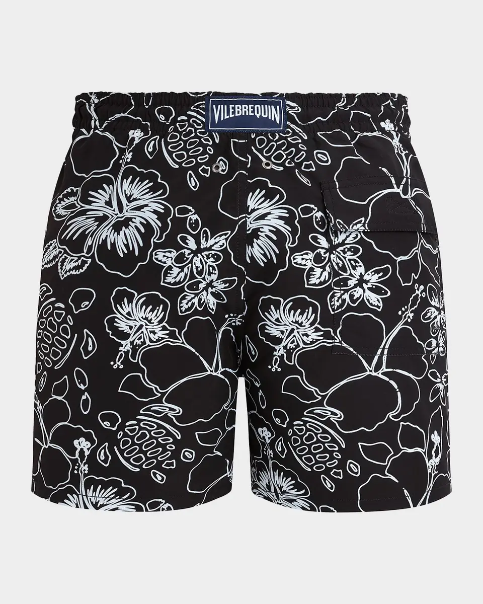 Vilebrequin Men's Turtle-Print Swim Trunks | Thumbnail 4 Vilebrequin Men's Turtle-Print Swim Trunks | Thumbnail 4